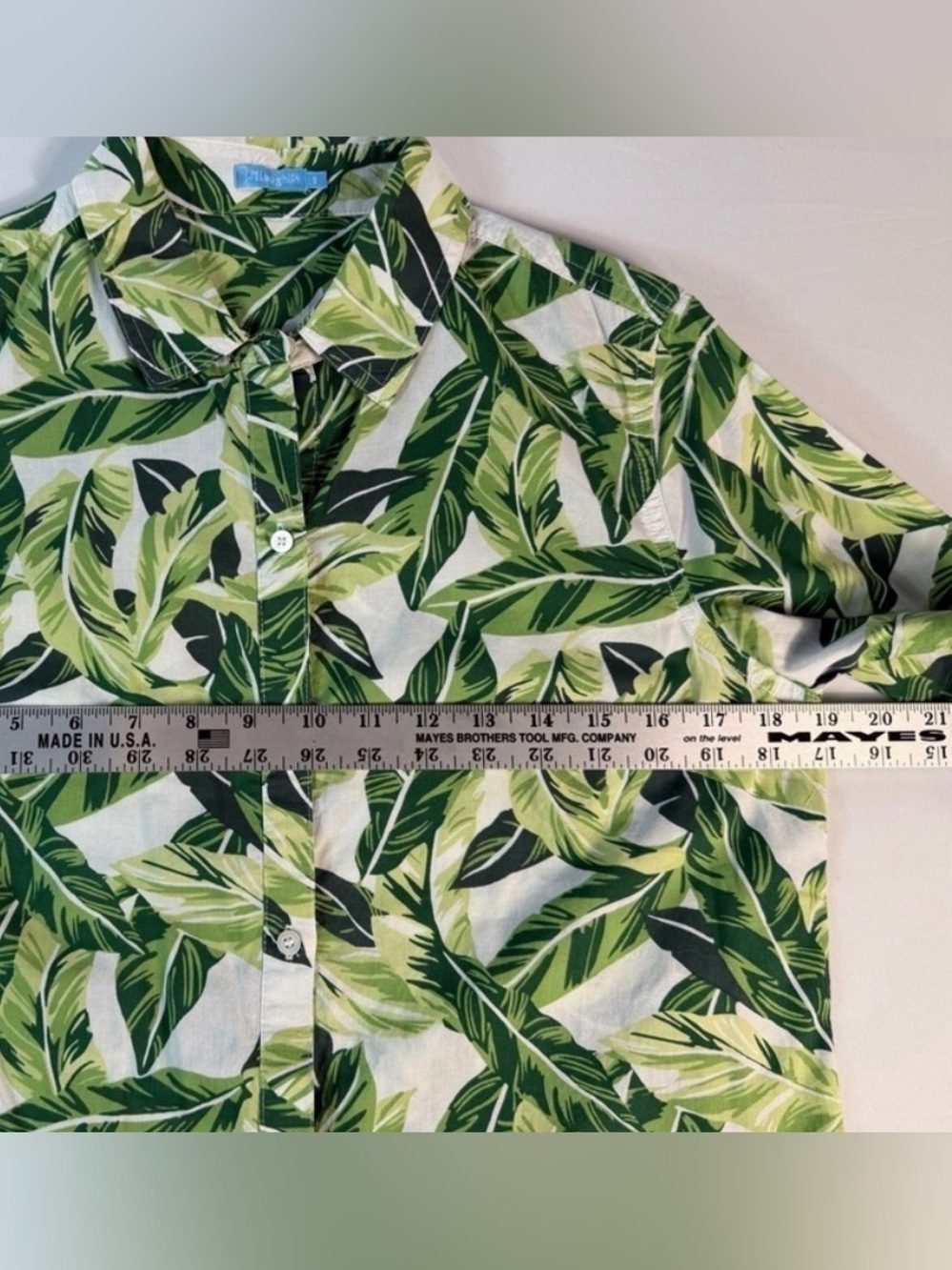 J. McLaughlin Botanical Resortwear Lois Blouse Small - Picture 5 of 7